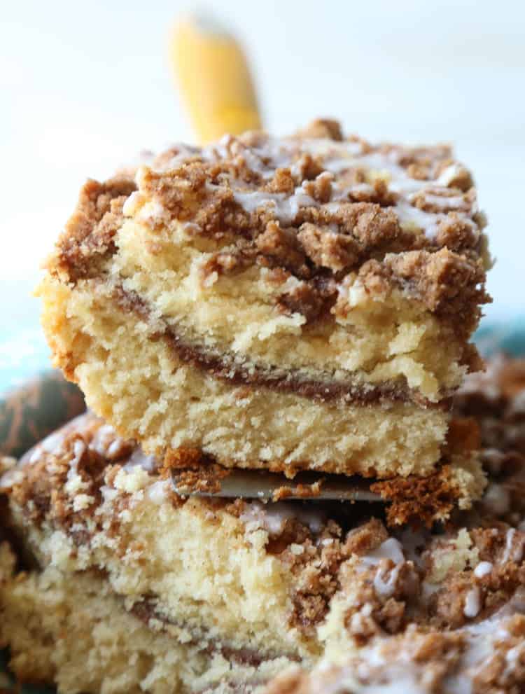 Sour Cream Coffee Cake with Cinnamon Streusel