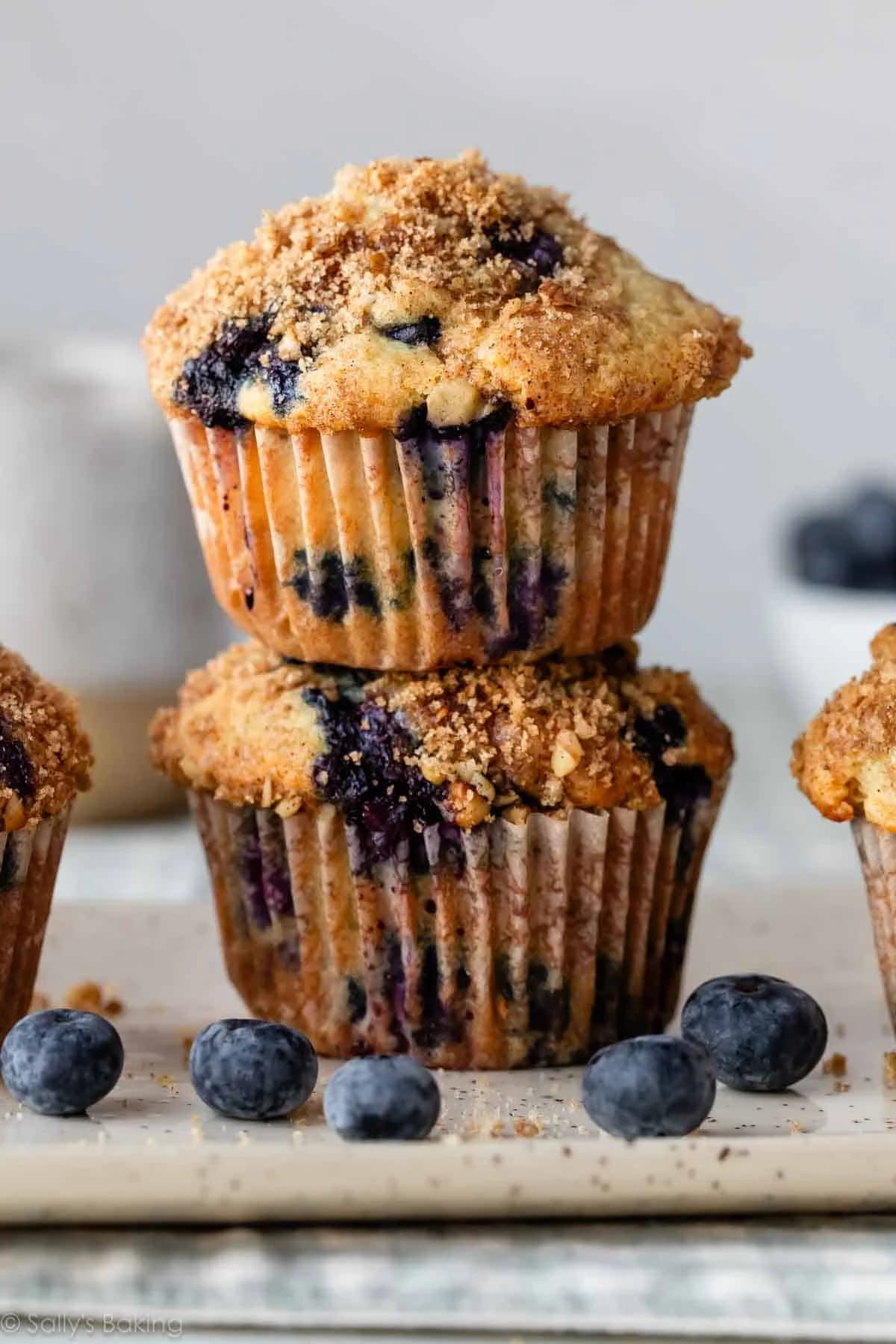 Bakery-Style Blueberry Muffins